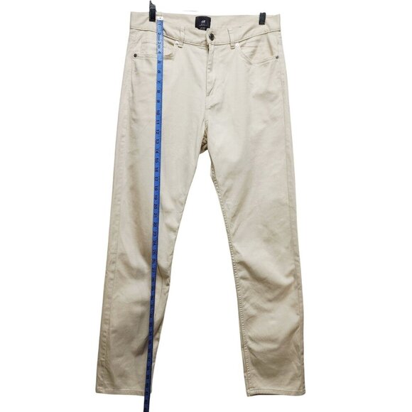 H&M Men's Slim Fit Beige Chino Pants Size 30x32 New - Picture 7 of 10